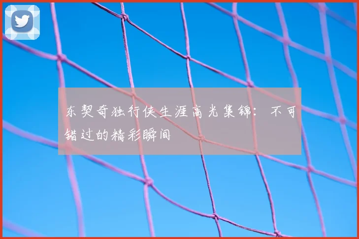 东契奇独行侠生涯高光集锦:不可错过的精彩瞬间